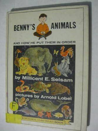 bennys animals and how he put them in order