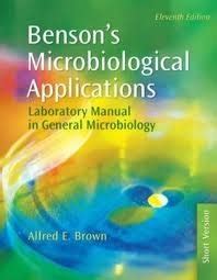 Download Benson Microbiological Applications 11Th Edition Answers 