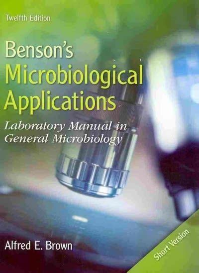 Bensons Microbiological Applications 12th Edition