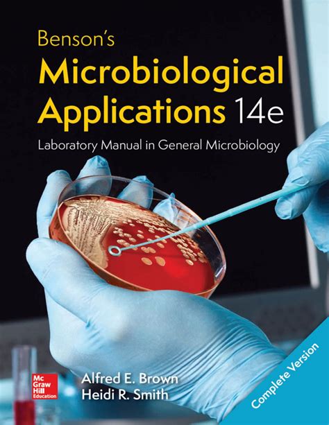 Read Online Bensons Microbiological Applications Laboratory Manual In General Microbiology Complete Version 13Th Edition Paperback 