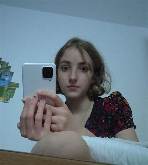 bent over nude selfie