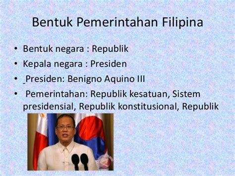 bentuk pemerintahan filipina adalah