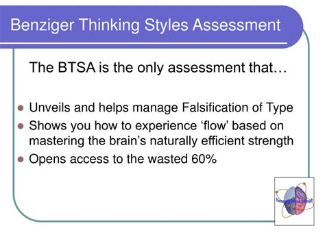 Download Benziger Thinking Styles Assessment Uca 