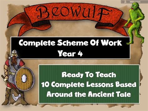 Beowulf Full Scheme Amp Resources Teaching Resources Beowulf Vocabulary Worksheet Answers - Beowulf Vocabulary Worksheet Answers
