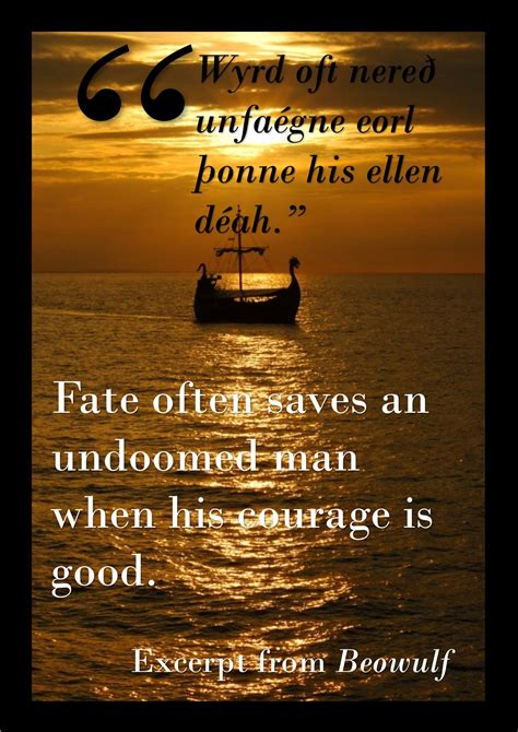 Beowulf Quotes About Fate