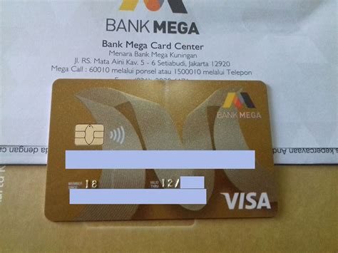 berapa limit kartu kredit bank mega gold