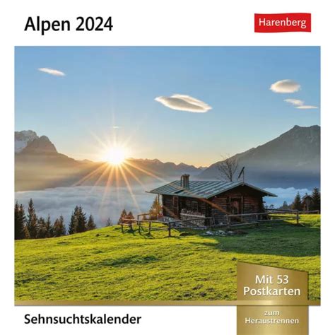 berge 2018 postkartenkalender
