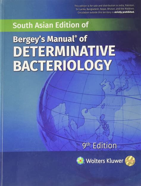 Read Online Bergey S Manual Of Determinative Bacteriology 