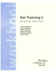 Berklee Ear Training 3