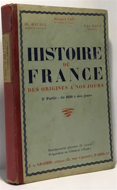 bernard fa bl maurel jean equy histoire de france