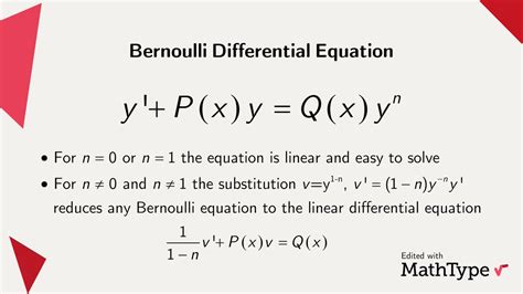 Bernoulli Differential Equation