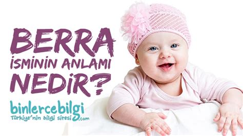 berra isminin kurandaki anlamı