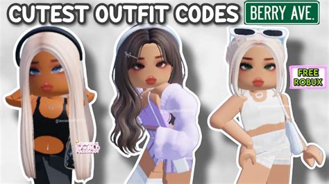 Berry Ave Outfit Codes