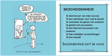 bescheidenheid in gedrag