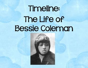 bessie coleman biography timeline books