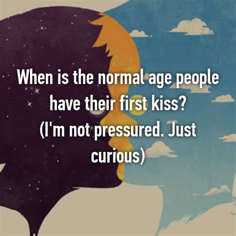 best age for first kiss