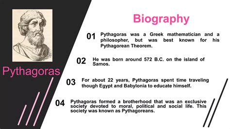 best biography of pythagoras theorem