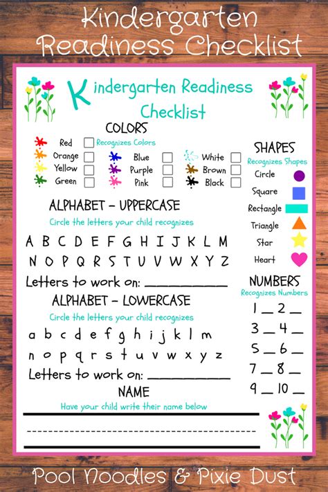 Best Checklist For Kindergarten Readiness Reading Checklist For Kindergarten - Reading Checklist For Kindergarten