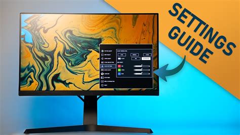 best color settings monitor