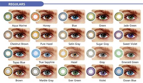 best colored contacts