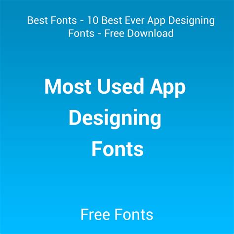 Best Fonts For Mobile Apps   28 Best Fonts For Apps Mobile Amp Web - Best Fonts For Mobile Apps