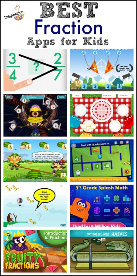 Best Fraction Apps For Kids Imagination Soup Fractions For Kids - Fractions For Kids