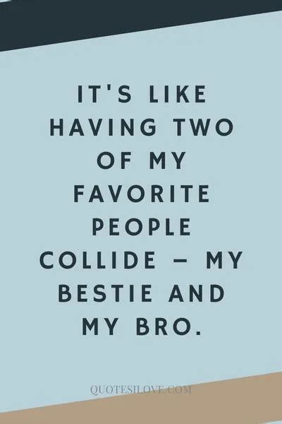 best friend dating brother