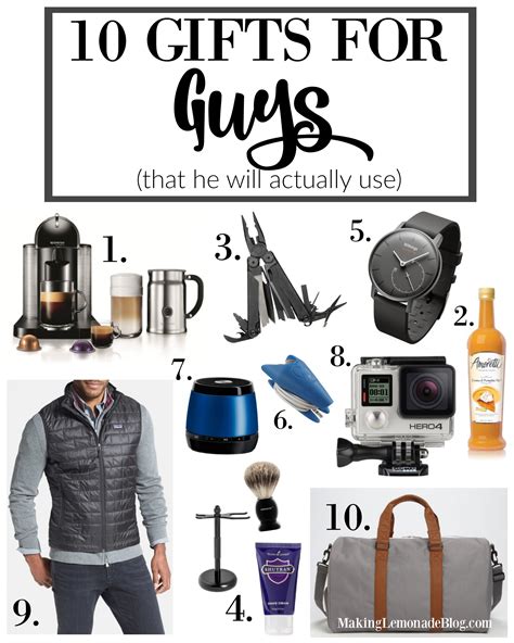 best gift ideas for guy youre dating