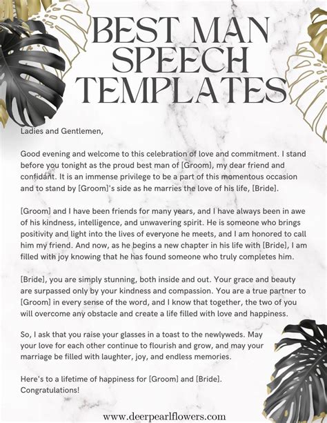 Best Man Speech
