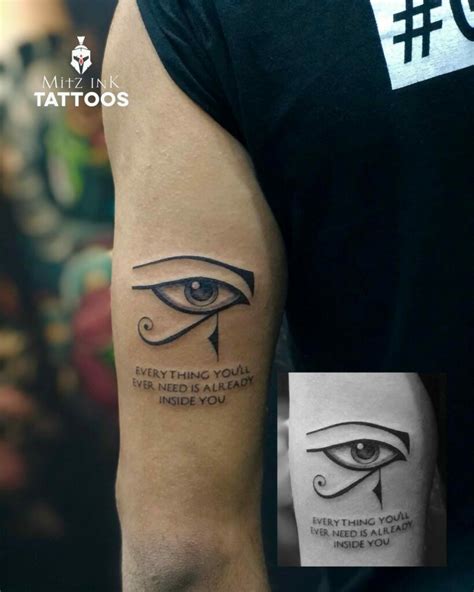 best place for eye of horus tattoo