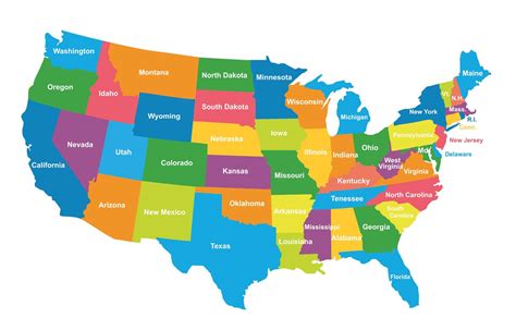 best state for hook up in usa map