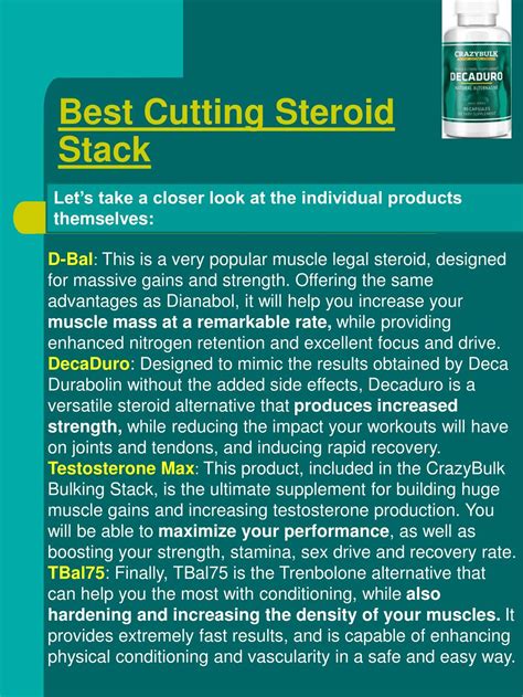 best steroid stack for cutting​