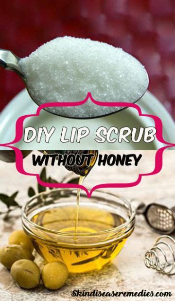 best way to make lip scrub without honey