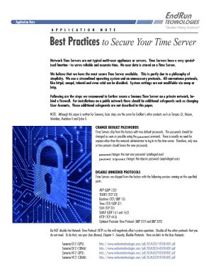 Read Online Best Practices To Secure Your Time Server 