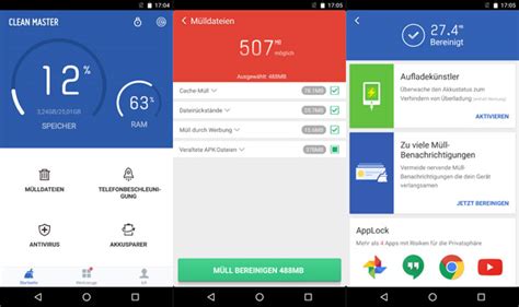 beste Android Reinigungs-App