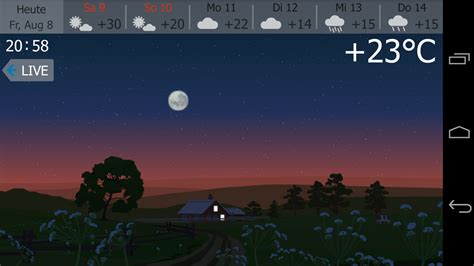beste animierte Wetter-App
