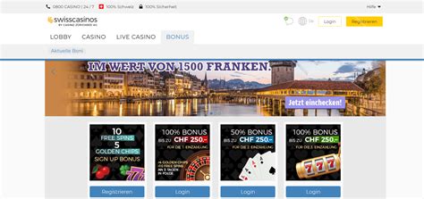 beste casino bonus switzerland