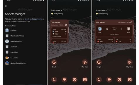 bestes Android Sport Widget