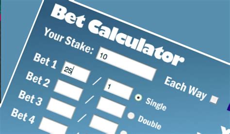 bet odds calculator
