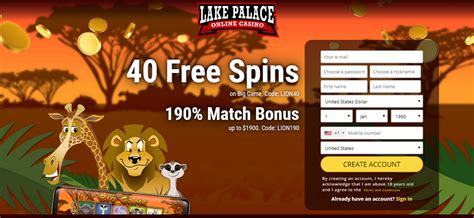 bet lake palace casino no deposit bonus