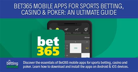 bet365 poker mobile app lnmv