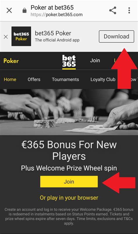 bet365 poker mobile download qale france