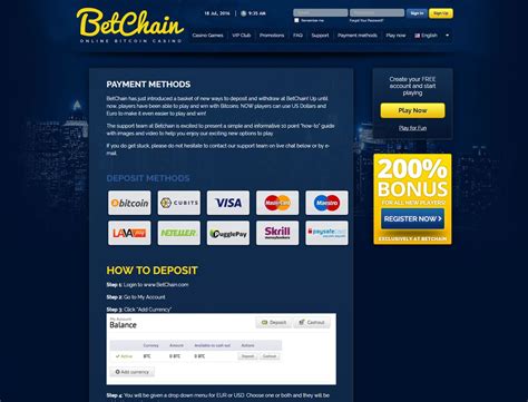 BetChain Canada Crypto Casino