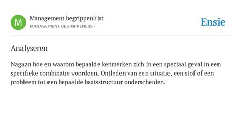 betekenis analyseren of analyseren