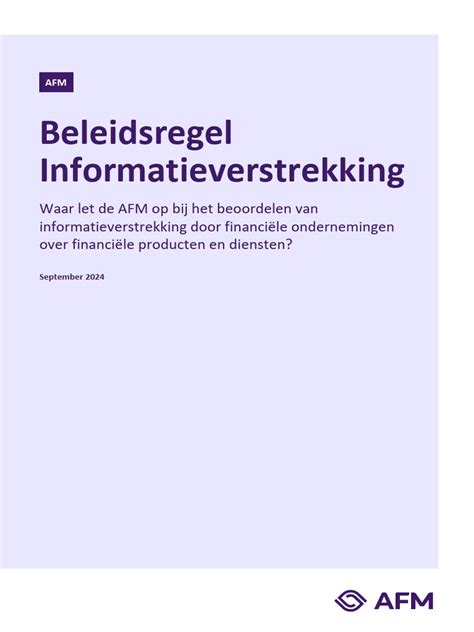 betekenis informatieverstrekking