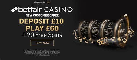 betfair casino 20 free spins