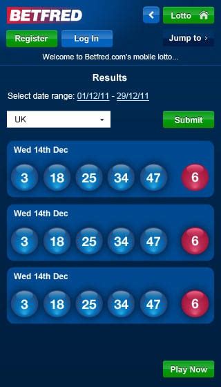 betfred mobile lotto