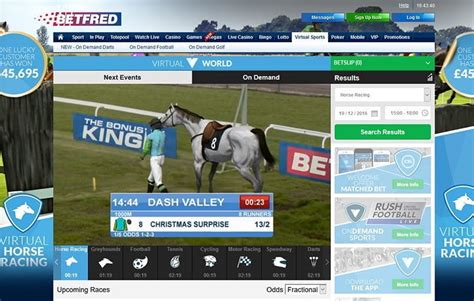 betfred virtual racing results