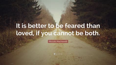 Better To Be Feared