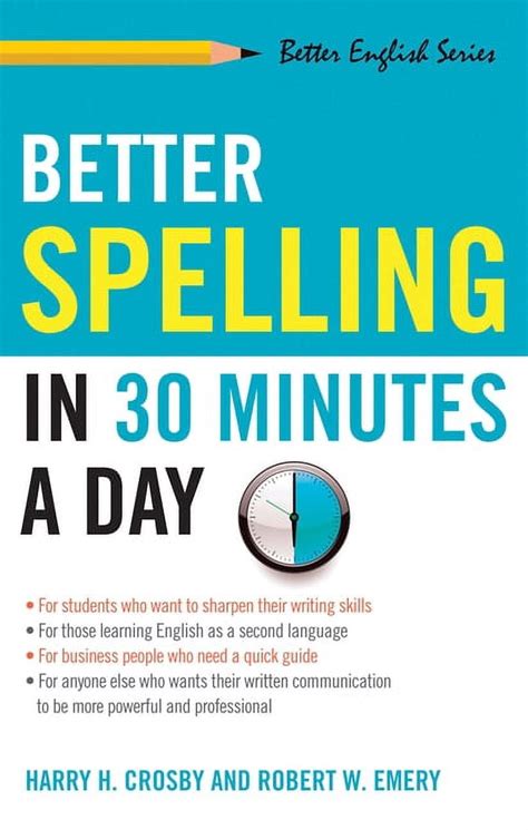 Read Online Better Spelling In 30 Minutes A Day Better English Series 